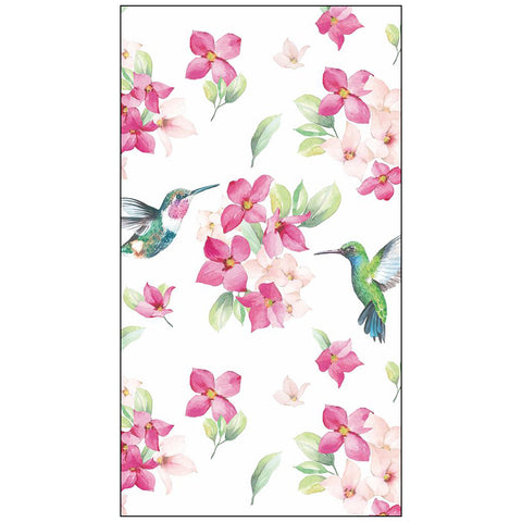 Diligent Hummngbirds, white • Guest Towels