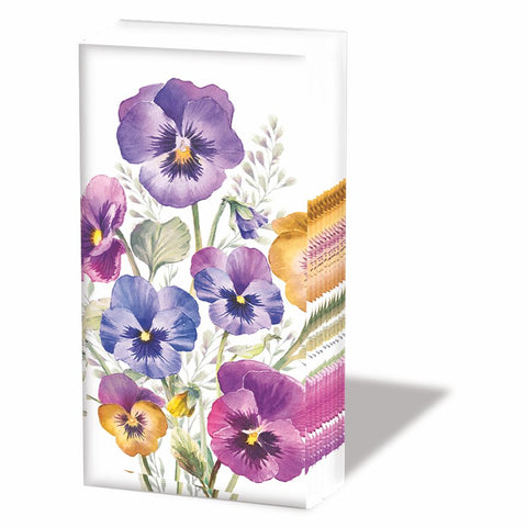 Pansies • Pocket Tissue