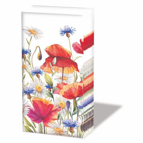 Poppies & Cornflowers • Pocket Tissue
