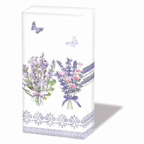 Lovely Lavender, white • Pocket Tissue