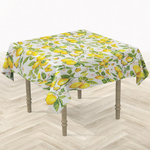 Fresh Lemons, white • Table Cloth