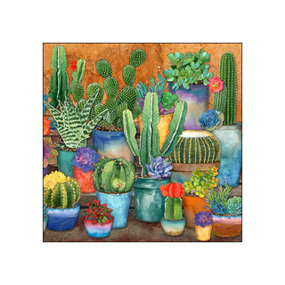 Southwest Succulents • Beverage Napkins