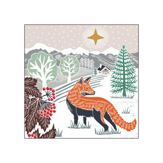 Midnight Fox • Beverage Napkins