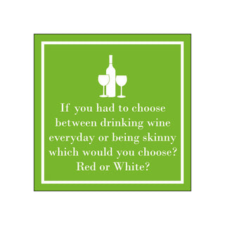 Red or White? • Beverage Napkins