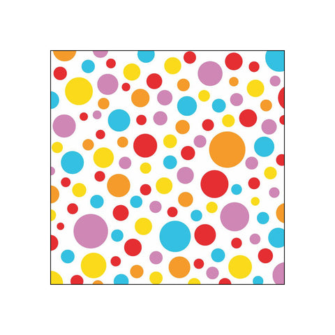 Dots, multicolor • Beverage Napkins
