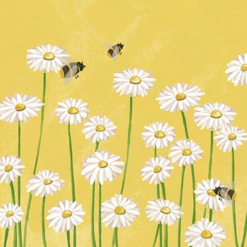Bees & Flowers • Beverage Napkin