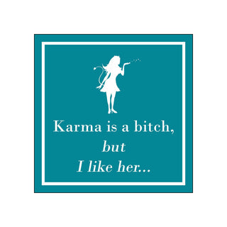 Karma's a Bitch • Beverage Napkins