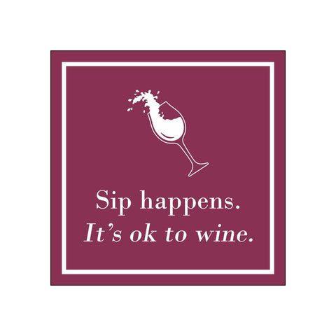 Sip Happens • Beverage Napkins