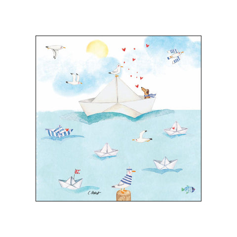 Sailing Away • Beverage Napkins