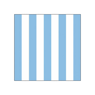 Vertical Stripes, sky blue (L4) • Beverage Napkins
