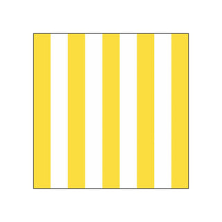 Vertical Stripes, yellow (L5) • Beverage Napkins