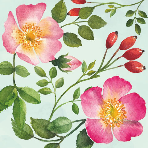 English Rose • Beverage Napkin