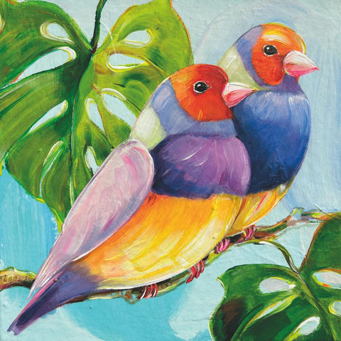 Conversation Tropicale • Beverage Napkin