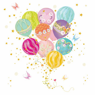 Balloons • Beverage Napkin