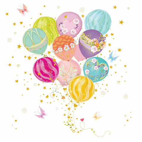 Balloons • Beverage Napkin