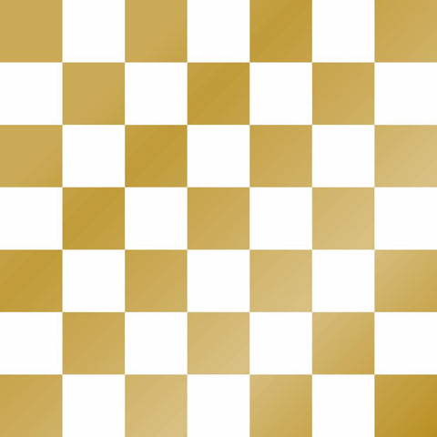 Chessboard, gold • Beverage Napkin
