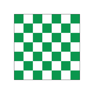 Chessboard, green • Beverage Napkins