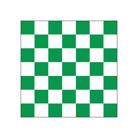 Chessboard, green • Beverage Napkins