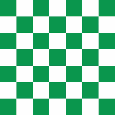 Chessboard, green • Beverage Napkin