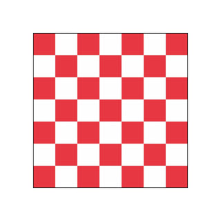 Chessboard, red • Beverage Napkins