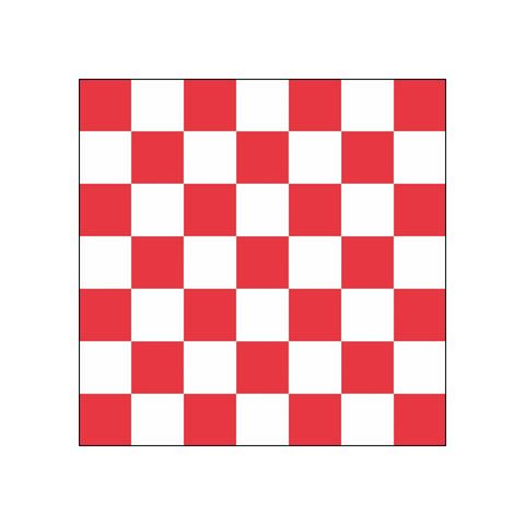 Chessboard, red • Beverage Napkins