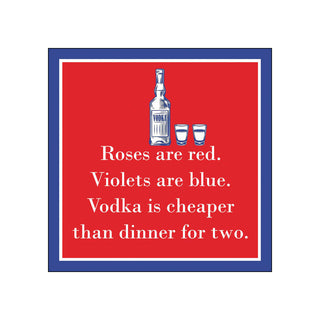 Roses are Red • Beverage Napkins