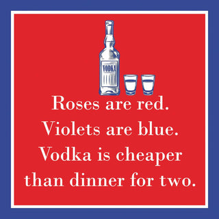 Roses are Red • Beverage Napkin