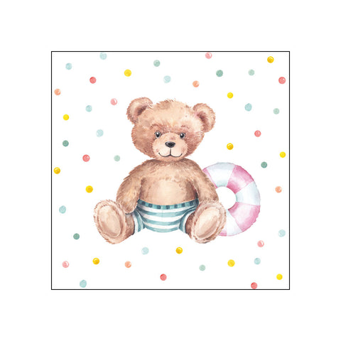 Happy Teddy • Beverage Napkins