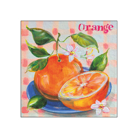 Orange • Beverage Napkins