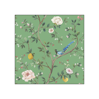 Blossom Chinoiserie, green • Beverage Napkins