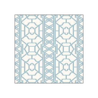 Lattice, blue • Beverage Napkins