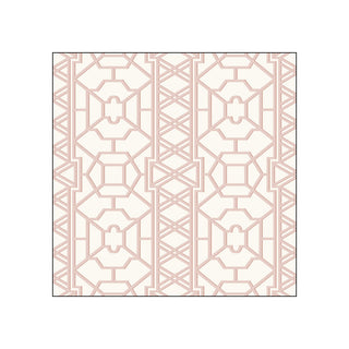 Lattice, blush • Beverage Napkins