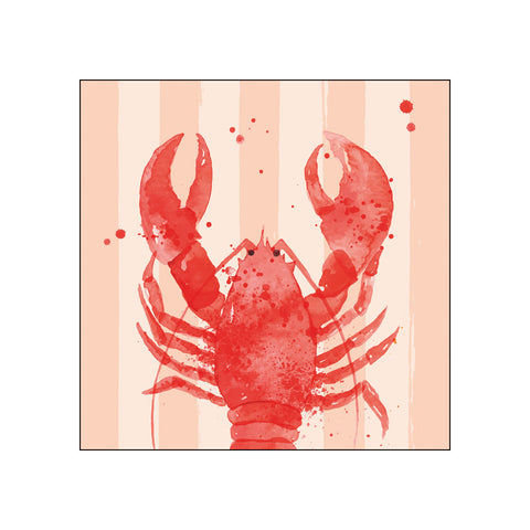 Lobster & Stripes • Beverage Napkins