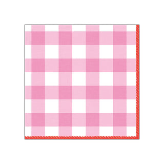 Carreaux, rose • Beverage Napkins