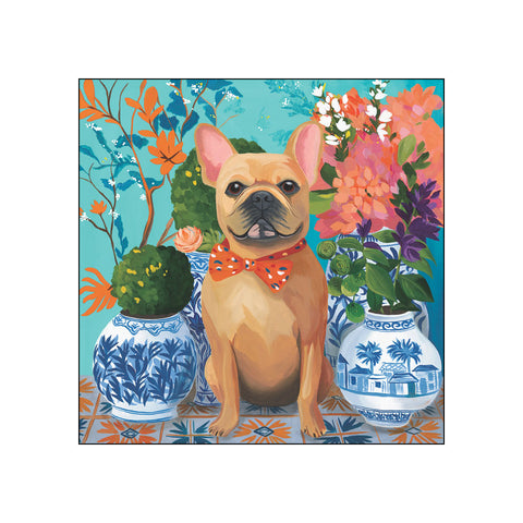 Fancy Frenchie • Beverage Napkins