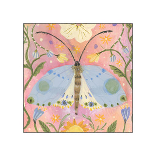 Butterfly in Blue • Beverage Napkins