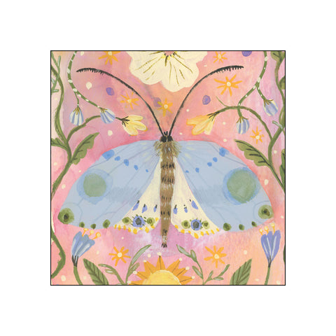 Butterfly in Blue • Beverage Napkins