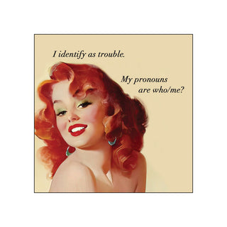 Trouble • Beverage Napkins
