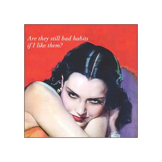 Bad Habits • Beverage Napkins