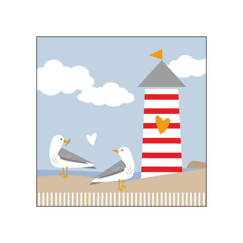 Seagulls • Beverage Napkins