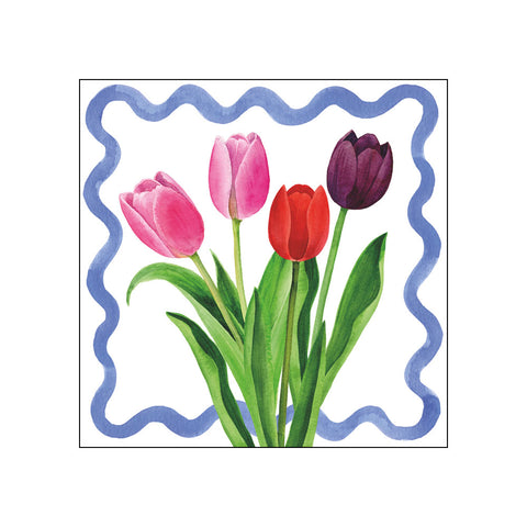 Tulip Wave • Beverage Napkins