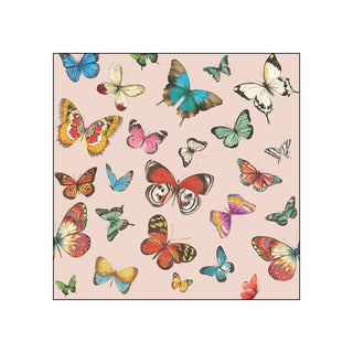 Butterflies, blush • Beverage Napkins
