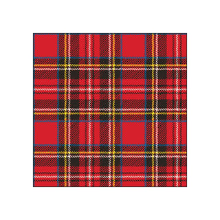 Scottish, red • Beverage Napkins