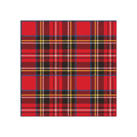 Scottish, red • Beverage Napkins