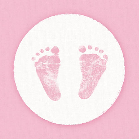 Baby Steps, girl • Beverage Napkin