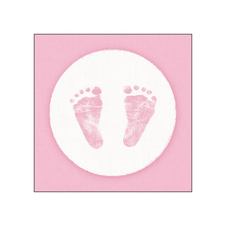 Baby Steps, girl • Beverage Napkins