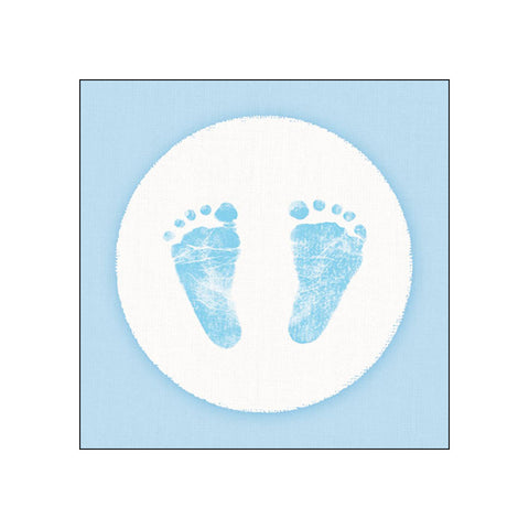 Baby steps, boy • Beverage Napkins
