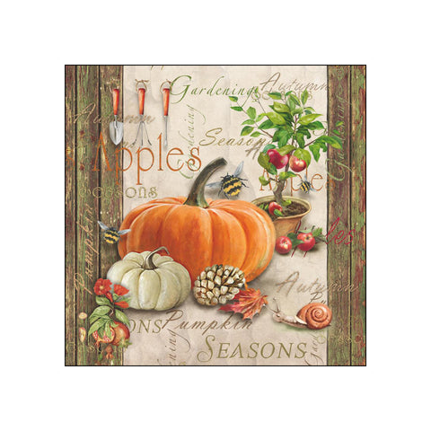 Autumn Gardening • Beverage Napkins