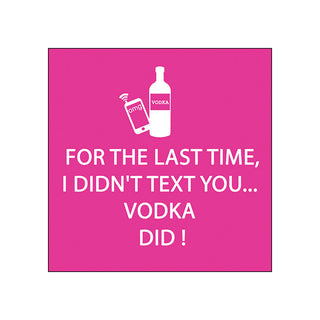 Vodka Did! • Beverage Napkins