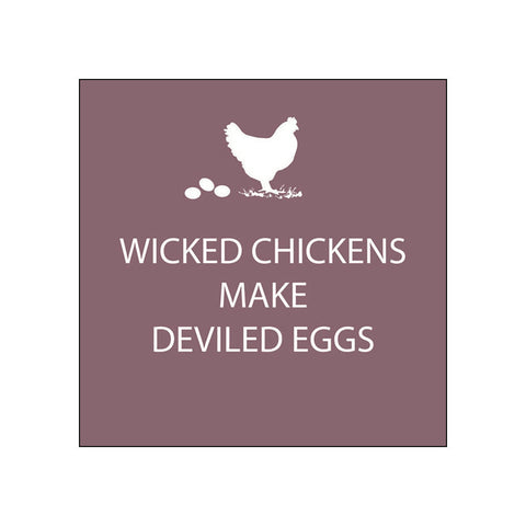 Wicked Chickens • Beverage Napkins